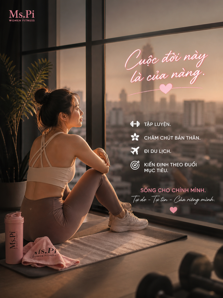 Gym cho nữ Bình Dương Ms.Pi Women’s Fitness giúp chị em tập luyện an toàn, được hướng dẫn đúng cách và thay đổi vóc dáng tự tin hơn.